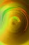 Unfocused green-yellow-brown background. Blurred lines and spots. Circle,