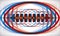 Unfocused Gridiron Football Ball for the American Big Game, Vector Illustration