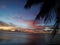 Unforgettable sunset in Saipan on Philippines sea