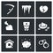 Unhappiness icons. Vector Illustration.