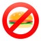 Unhealthy food, hamburger