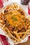 Unhealthy Messy Chili Cheese Fries