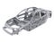 Unibody Car Chassis Frame Isolated