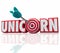 Unicorn 3d Word Arrow Bulls-Eye Hunting Rare Breed