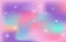 Unicorn backdrop background color gradient mesh vector universe.