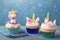 Unicorn cupcake for a party