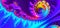 Unicorn Hologram Satiny Flourish Dreamy Fractal Bright Helix Background