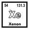 Unicorn Horn Periodic Symbol - Xenon