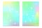 Unicorn rainbow background. Holographic sky in pastel color. Bright hologram mermaid pattern in princess colors.