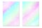 Unicorn rainbow background. Holographic sky in pastel color. Bright hologram mermaid pattern in princess colors. EPS 10.