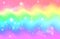 Unicorn rainbow wave background. Mermaid galaxy pattern