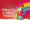 Unicorn Santa Claus greetings card