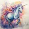 Unicorn. Unicorn watercolor illustration Magical Unicorn . Unicorn T-Shirt print