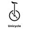 Unicycle icon, simple style