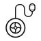 Unicycle icon vector