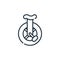 unicycle icon vector from fair concept. Thin line illustration of unicycle editable stroke. unicycle linear sign for use on web