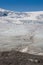 Unidentifiable People on Athabasca Glacier in Jasper National Park, Alberta, Canada