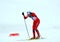 Unidentified athlete competes in the FIS Cross-Country World Cup