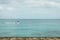 Unidentified boat in Carlisle Bay, Bridgetown, Barbados.