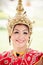 Unidentified dancer perform Thai folk dance