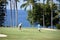 Unidentified golfers enjoy a game of golf