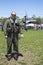 Unidentified helicopter pilot after mine countermeasures demonstration during Fleet Week 2014