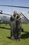 Unidentified helicopter pilots after mine countermeasures demonstration during Fleet Week 2014