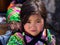 Unidentified Hmong Girl Carrying Baby in Sapa, Lao Cai, Vietnam