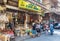 An unidentified locals buying food on a street in Beirut