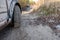 Unidentified offroad vehicles during a desert safari