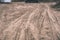 Unidentified offroad vehicles during a desert safari - vintage f