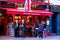 Unidentified people near small pub at Covent Garden neighborhood, London.