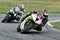 An unidentified rider fell on track in the Romanian Championship Motorcycle Speed