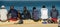 Unidentified Senegalese boys hang out on the coast of the ocean