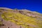 Unidentified tourists walking on the Rainbow Mountain Vinicunca MontaÃ±a de Siete Colores - Spanish in Cusco, Peru