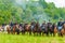 Union cavalry parade