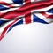 Union jack flag realistic