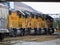 Union Pacific railroad freight train