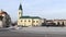 Union Square with historical buildings, Oradea, Romania