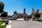 Union square with the Palace of Greek - Catholic Bishopric and the statue of Ferdinand I