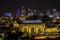 Union station,Kansas city,buildings,night