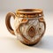 Unique 3d Beer Mug With Realistic Details And Organic Earthy Design