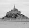 Unique abbey and fort Mont St Michel, Normandy.