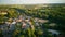 Unique aerial photo taken in Knaresborough