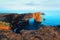 Unique basalt arch on Dyrholaey