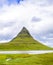 Unique beautiful Icelandic volcano spiral formation