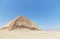 The unique Bent Pyramid of Dahshur, Egypt, built by the Pharaoh Sneferu of the Old Kingdom's 4th Dynasty