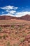 Unique Buttes in Front of Blue Cloudy Skies in Monument Valley i