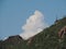 Unique Cloud above Saguaro Hill