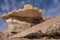 Unique coastline, natural salt formations and patterns, salt stalagmites in the Dead Sea shore.